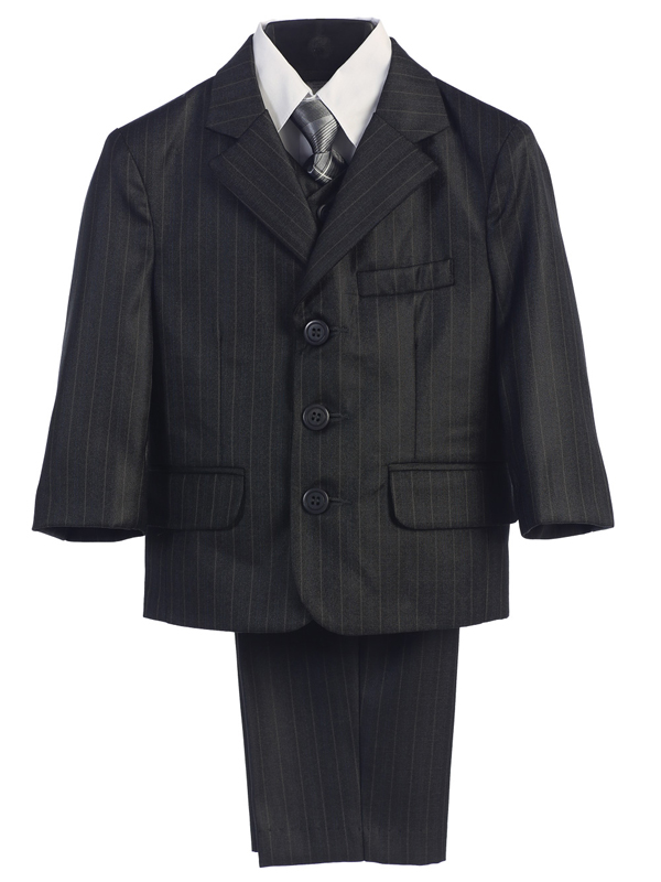 3760 — 3760A DGR Boys 5 piece pin-striped suit - Suits & Tuxedos