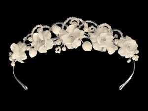 7441 Ivory — Flower Girl Hair Accessories