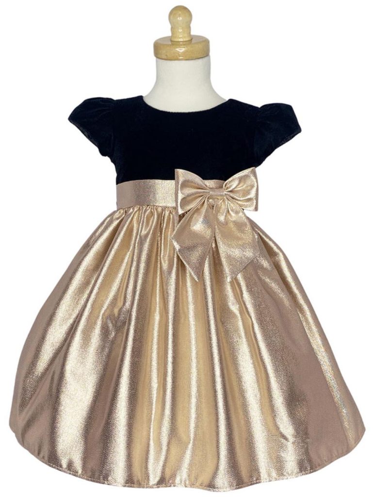 C543 Gold 01 — Girls Formal Dresses
