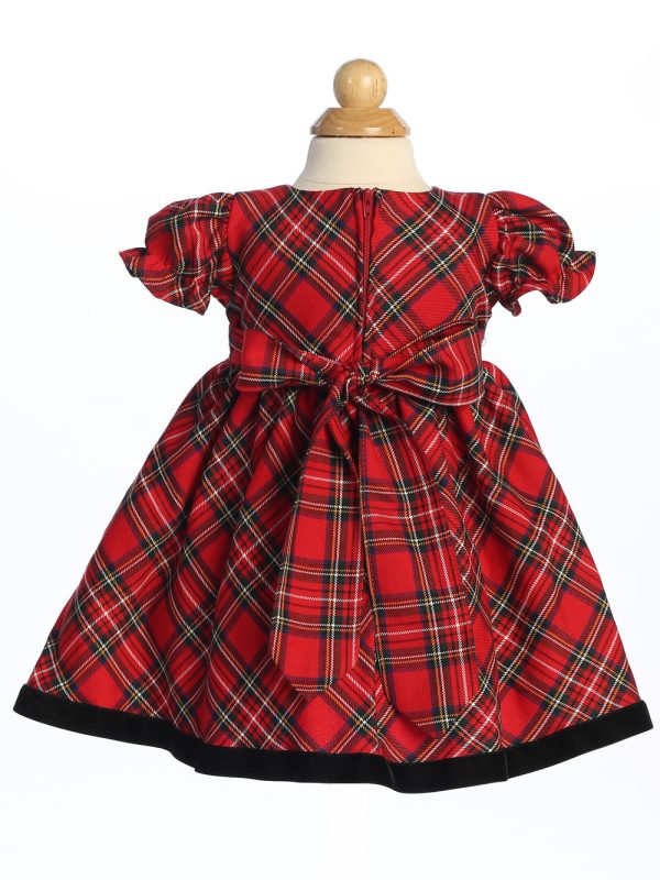 C814 Red Back — C814A RED Plaid dress - Brother & Sister