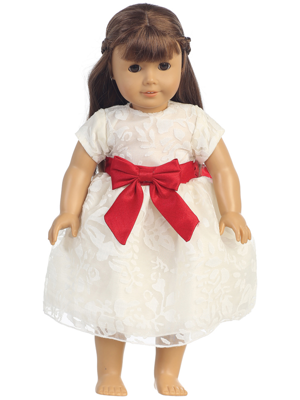 C971DOLL — C971Z IVO Doll dress - Organza burnout - Doll Dresses