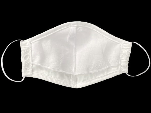 CM11 White back — CM11 WHT Facemask - Cotton Eyelet - Religious