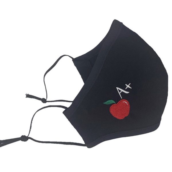 CM30 Apple 01 — CM30 APPLE Embroidered facemask - Everyday