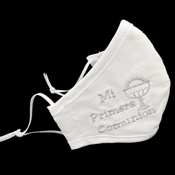CM36 MI PRIMERA COMMUNION 01 — CM36 MI PRIMERA COMMUNION Embroidered facemask - Religious