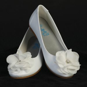 Lucy white — Flower Girl Shoes & Socks