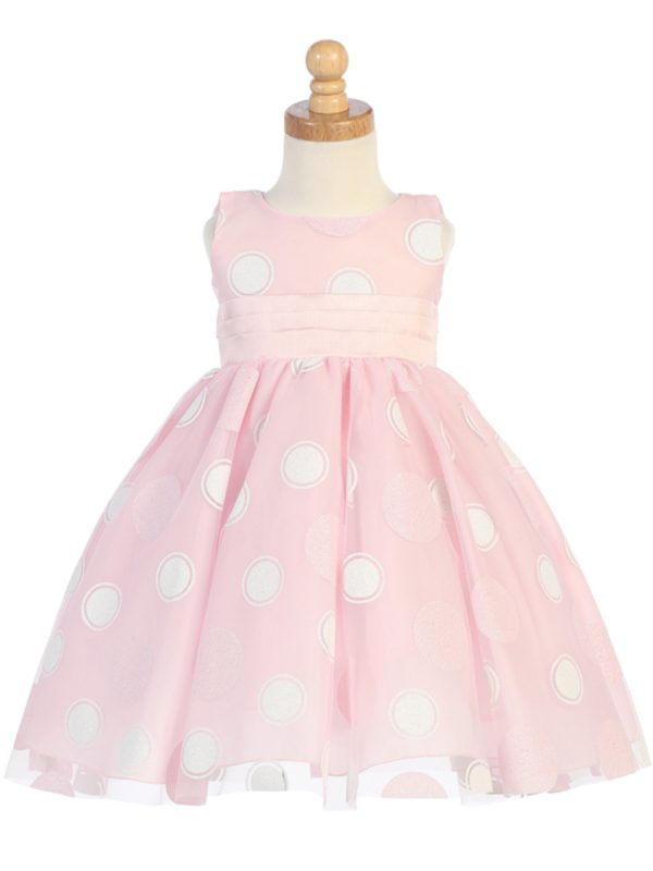 M680P 05 — M680A PIN Glittered polka-dot tulle - Spring