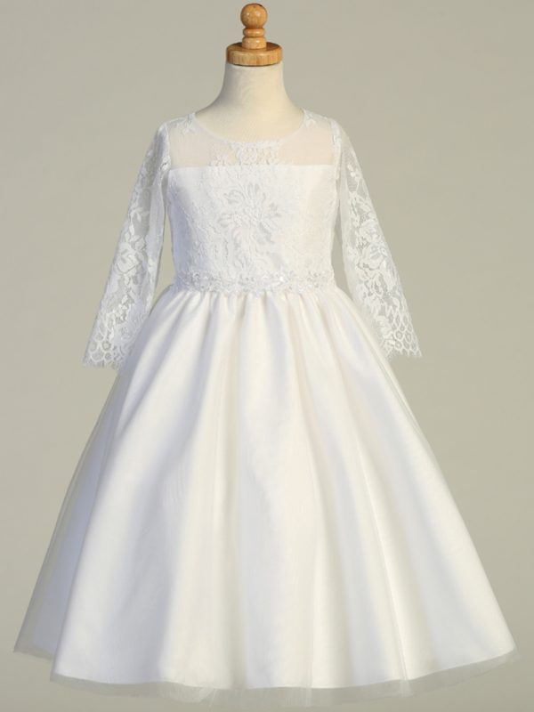 SP172 — SP172 White First Communion Dress Lace dress