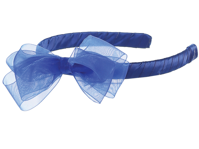 T 95SINGLE — T-95 AGR Headband with organza bows - Hair Accessories