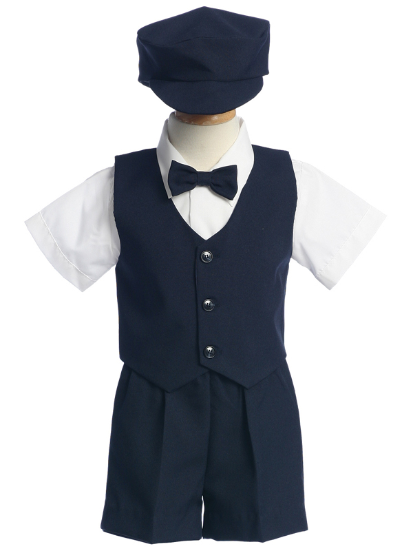 g815n — G815A NAV Poly poplin vest and short set - Vest Sets