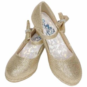 Pearl gold 02 — Flower Girl Shoes & Socks