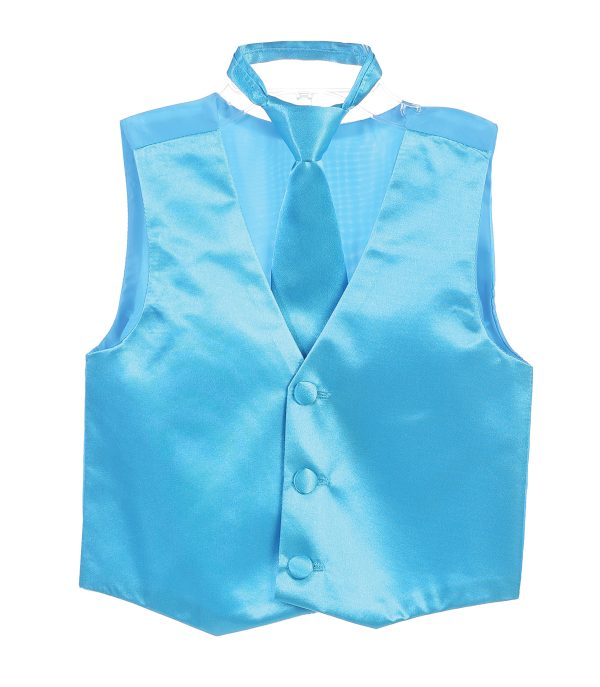 Vest turquoise 01 — VEST--L AQUA VEST--L - Mens